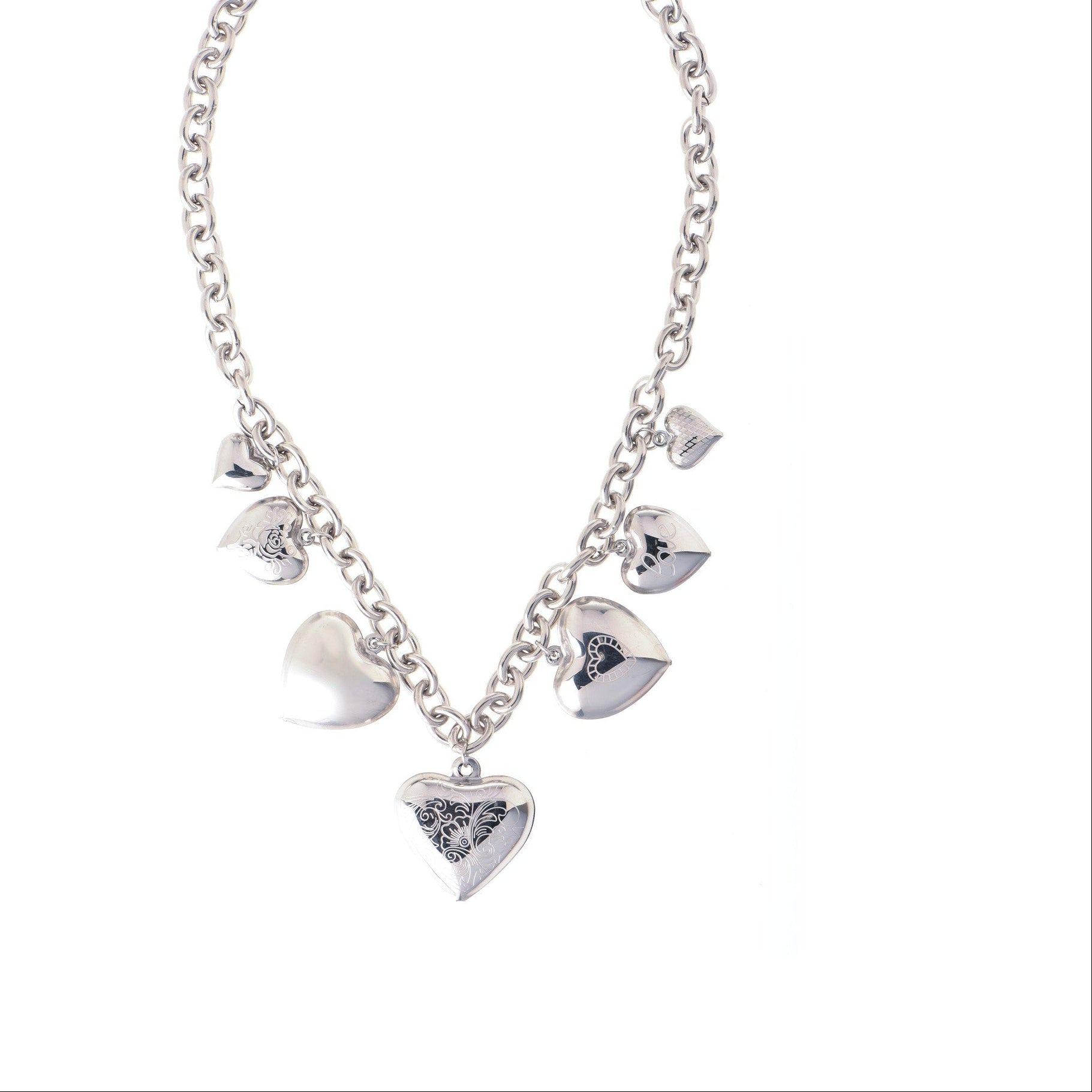 Collana con cuore - Collana Hearts Silver