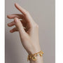 Bracciale con charm dorato - Bracciale Gold Sea