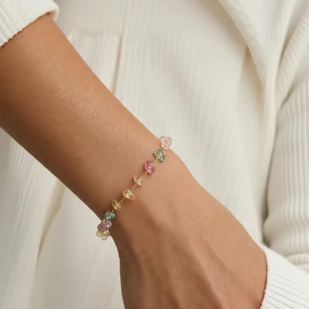Bracciale dorato - Bracciale Multicolor Ultralight