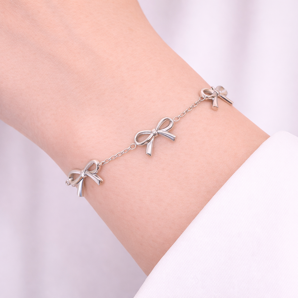 Bracciale pendenti in acciaio inossidabile - Bracciale Naia