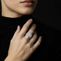Anello in argento 925 - Anello Crystal Waterfall