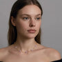Collana dorato - Collana Ultralight Flower Violet