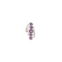 Anello - Anello Zenia Six Purple Gems