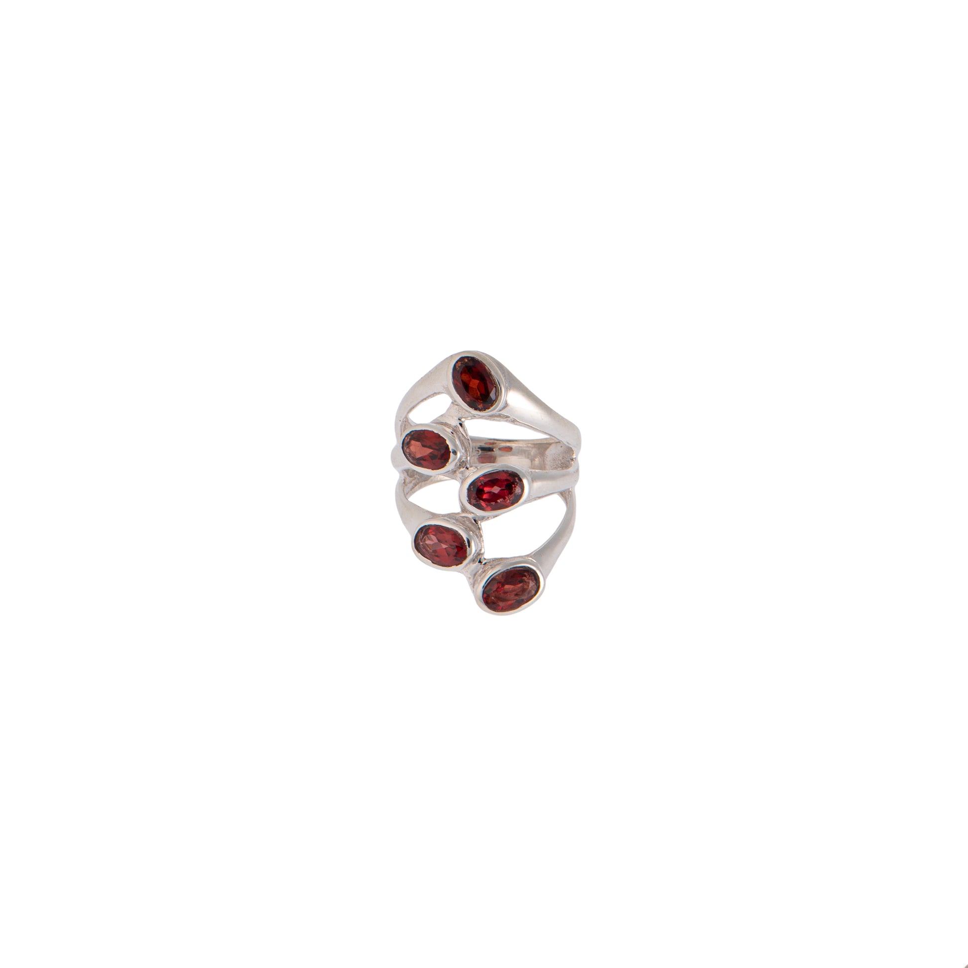Anello - Anello Zenia Five Red Gems