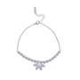 Gioiello pendenti in argento 925 - Royal Blossom Pearl & Diamond