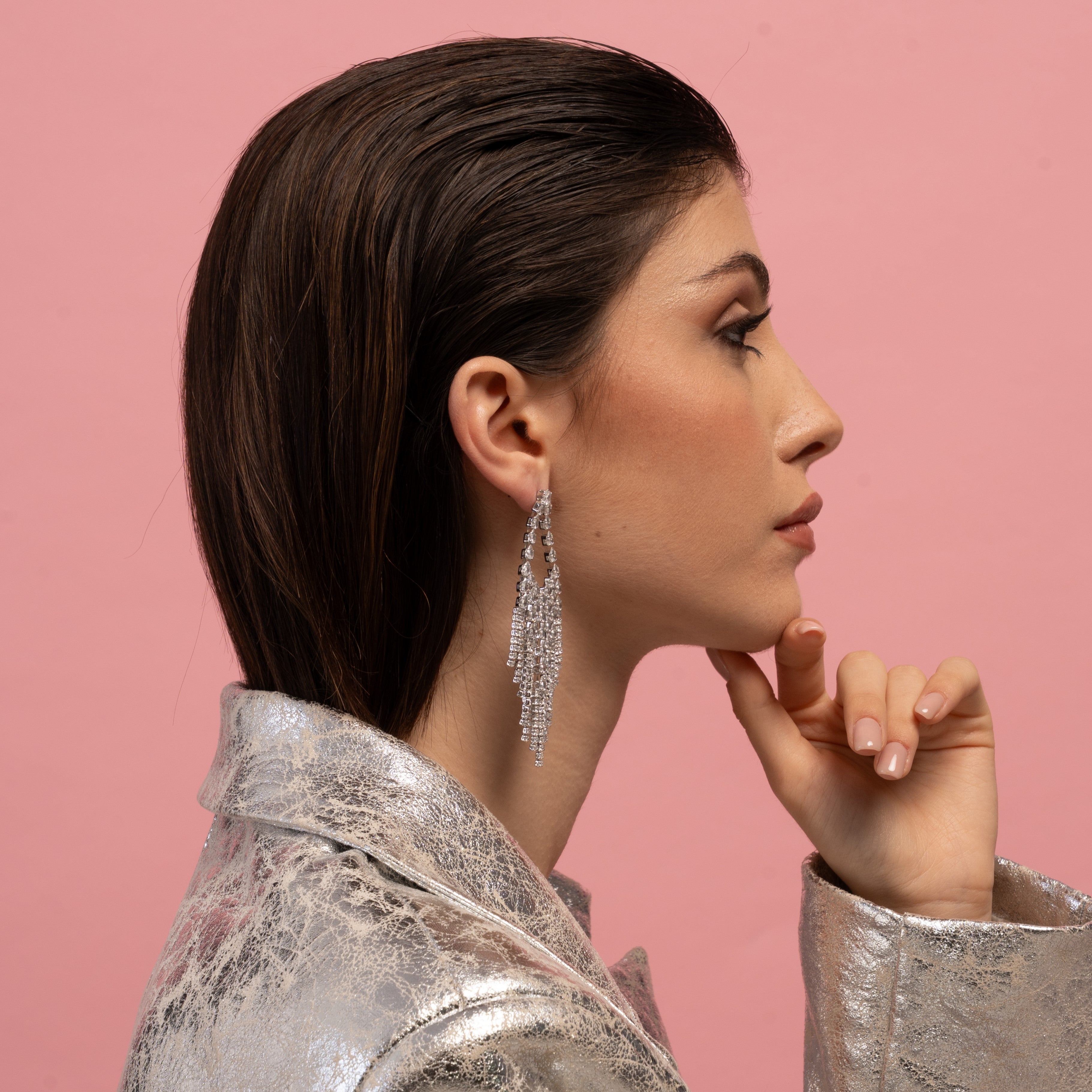 Orecchini in argento 925 - Orecchini Crystal Rain Silver