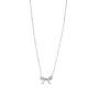 Collana dorato - Collana Crystal Bow