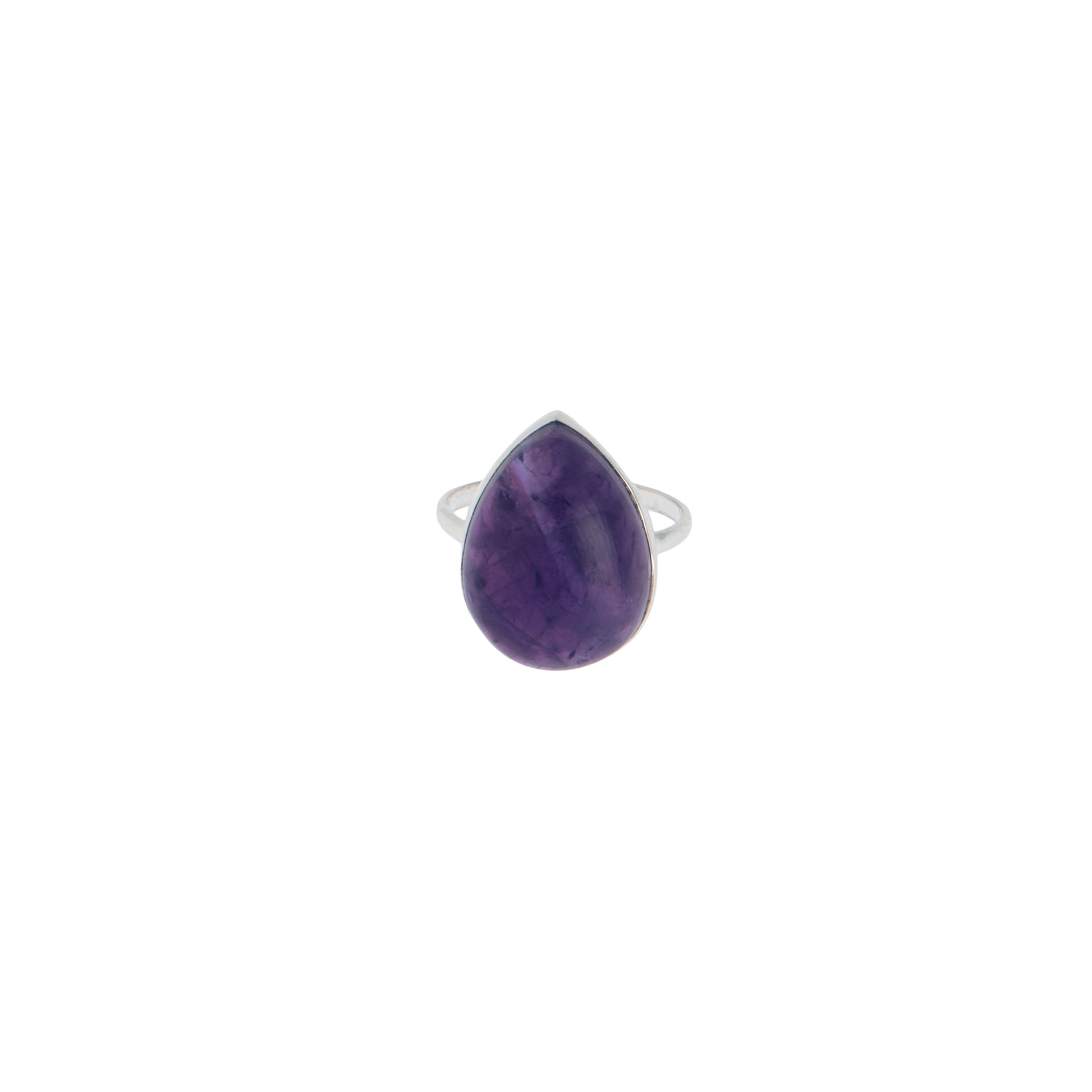 Anello in argento 925 - Anello Drops Argento 925 Purple