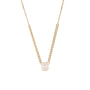 Gioiello in argento 925 con zirconi - Parure Baguette Link
